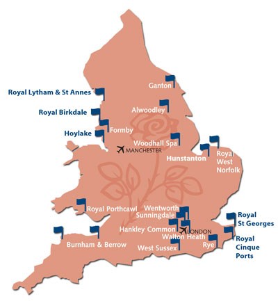England Location Map