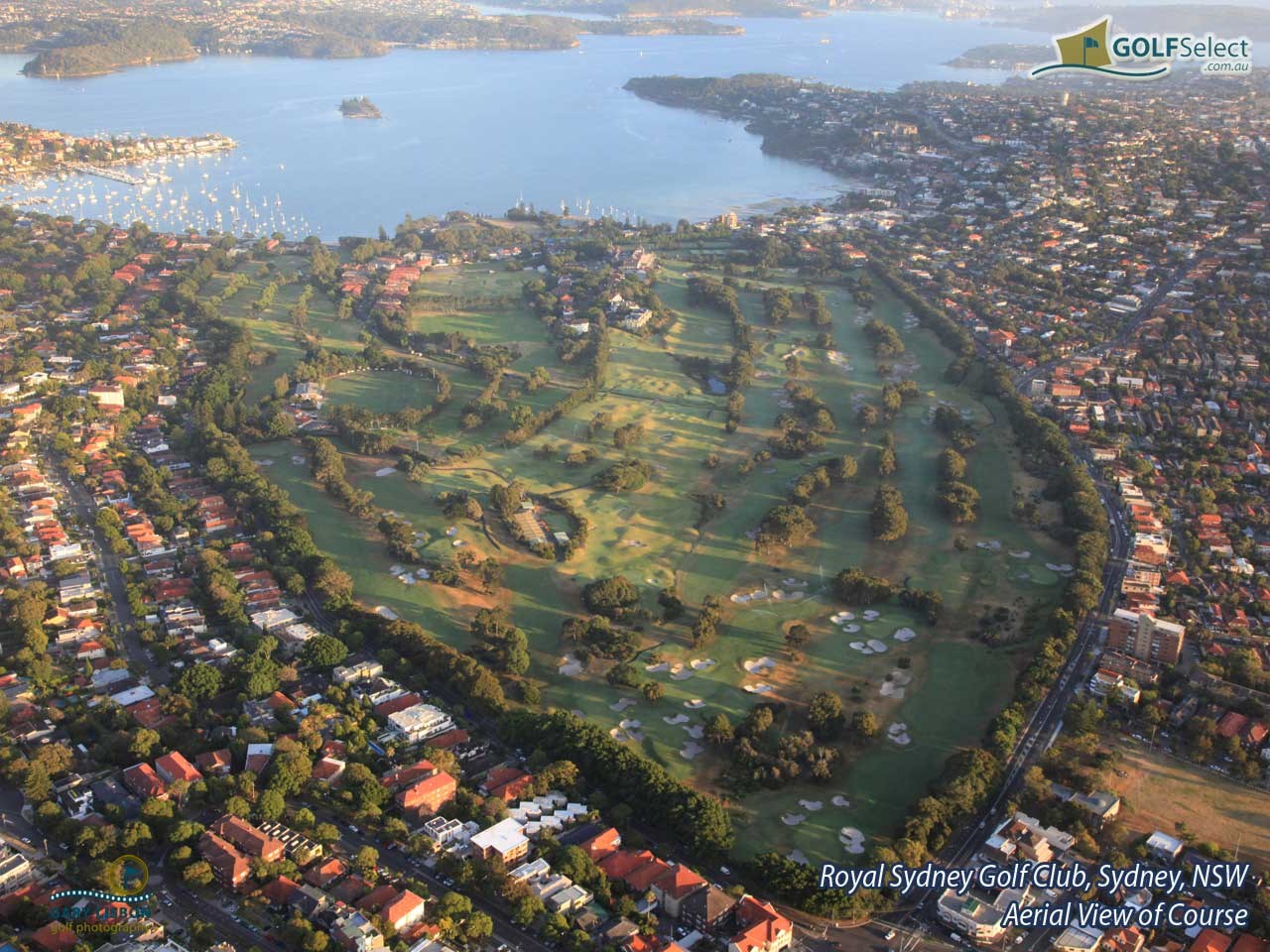 Royal Sydney Golf Club Aerial Image of Golf Course