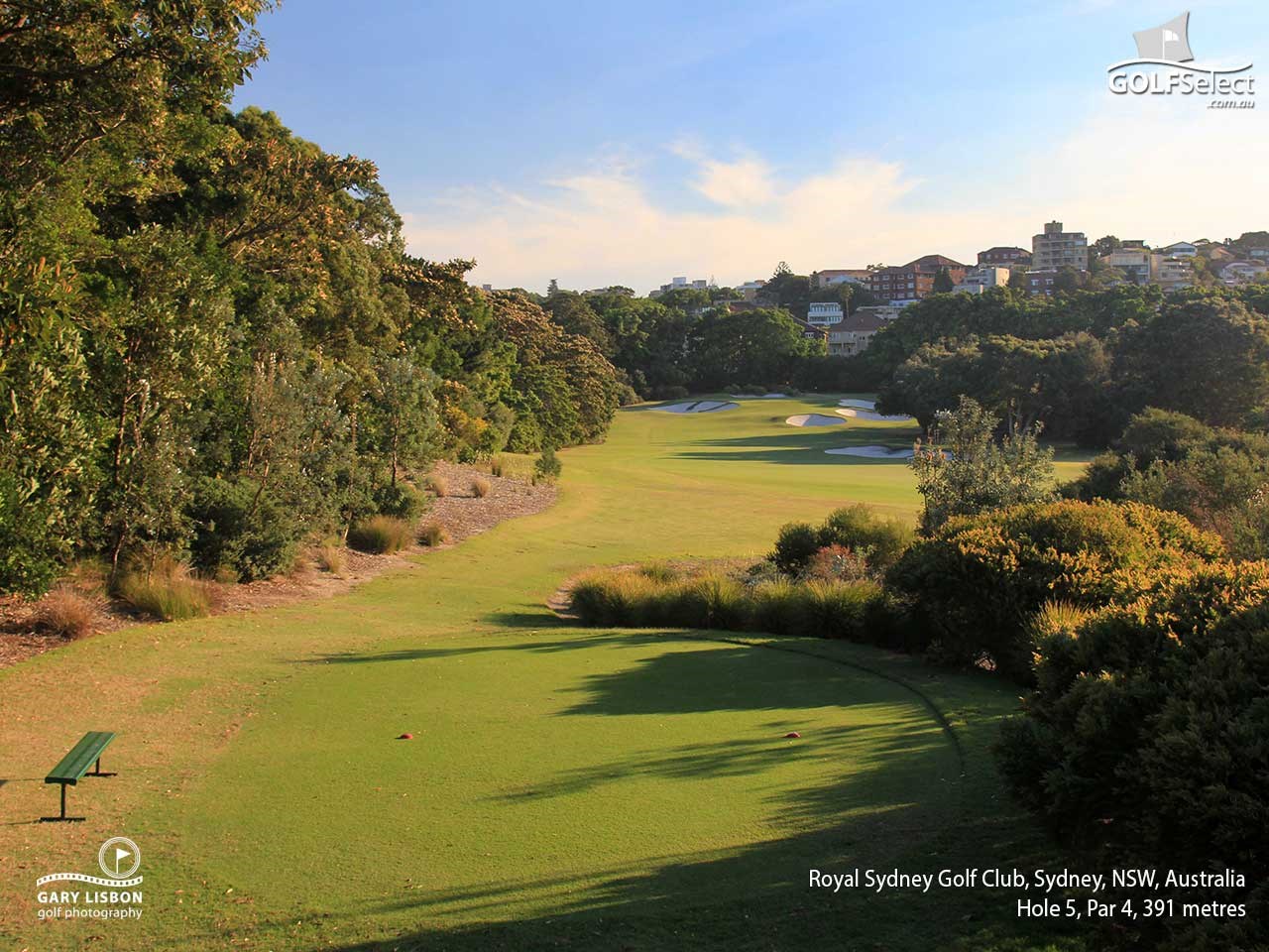 Royal Sydney Golf Club Hole 5, Par 4, 391 metres
